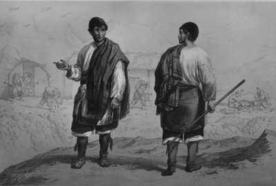 Miners of Chile, engraved by F. Lehnert by Claudio Gay